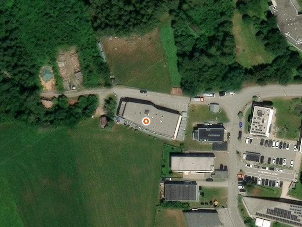 Luftbildansicht: Unser Tonstudio im Unternehmerzentrum 7 in Aldrans
