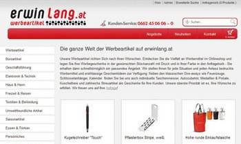 Telefonansagen für Erwin Lang Werbeartikel